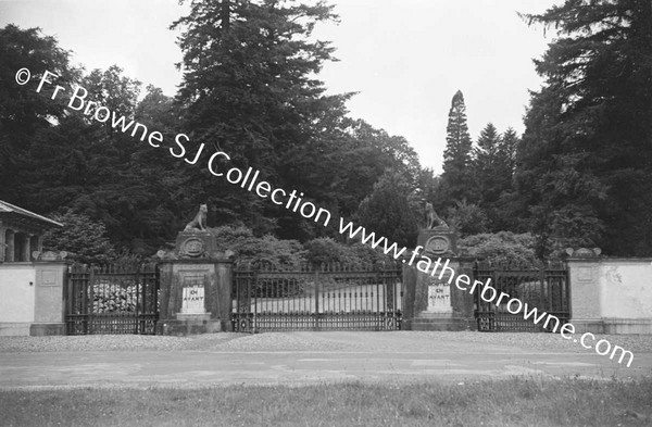 FOTA HOUSE  'THE DOG GATES'  ENTRANCE ? THE WOLF GATES